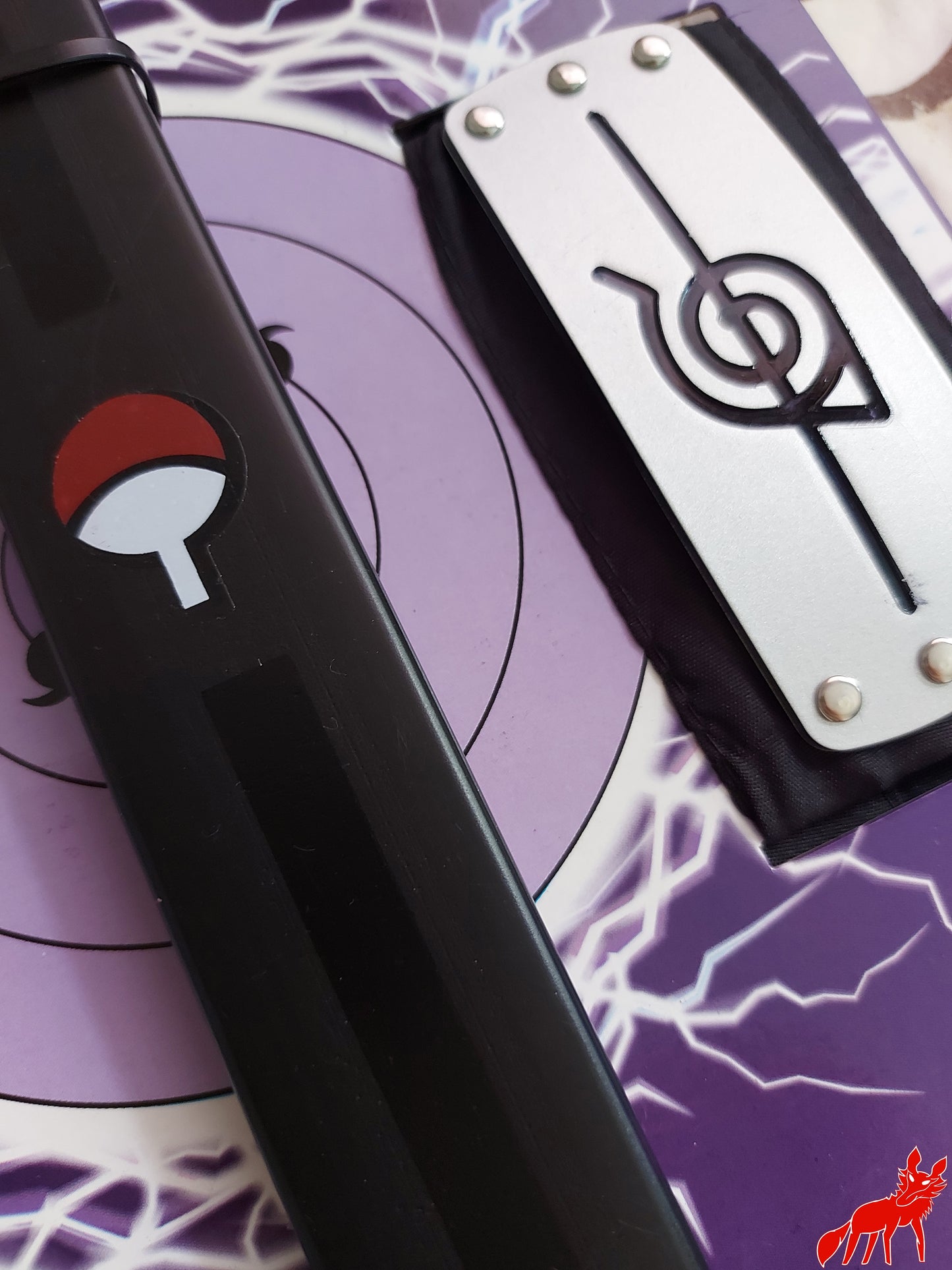 Set Sasuke Uchiha Espada Kusanagi + Funda + Vincha