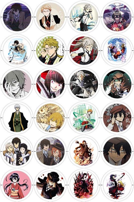 Bungo Stray Dogs - 24 Pines de 56 mm