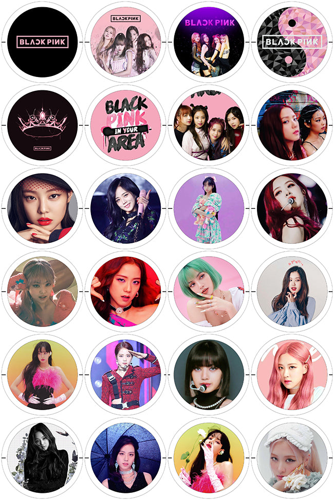 BlackPink - 24 Pines de 56 mm