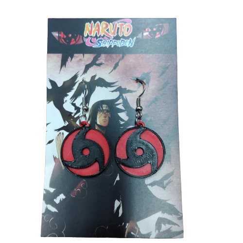 Aros 3D - Mangekyo Sharingan de Itachi Uchiha (PVC)