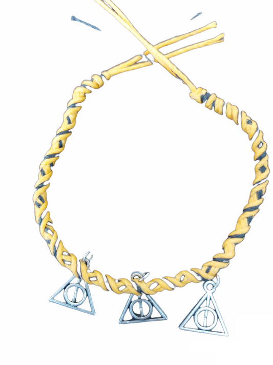 Pulsera artesanal - Hufflepuff