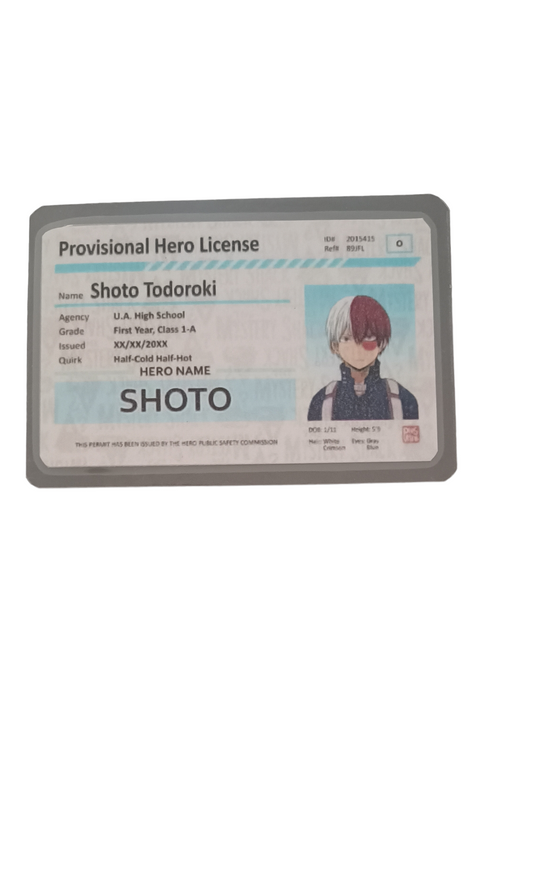 Credencial de héroe - Shoto Todoroki (Shoto)