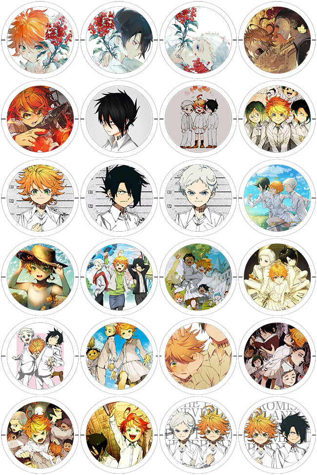 The Promised Neverland - 24 Pines de 56 mm