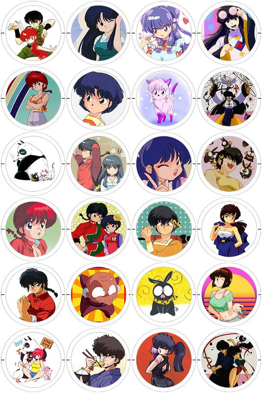 Ranma 1/2 - 24 Pines de 56 mm