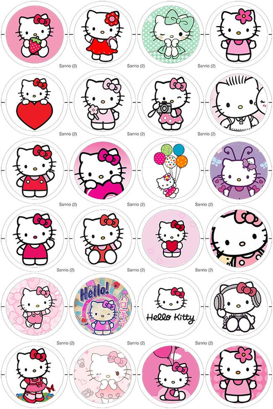 Hello Kitty - 24 Pines de 56 mm