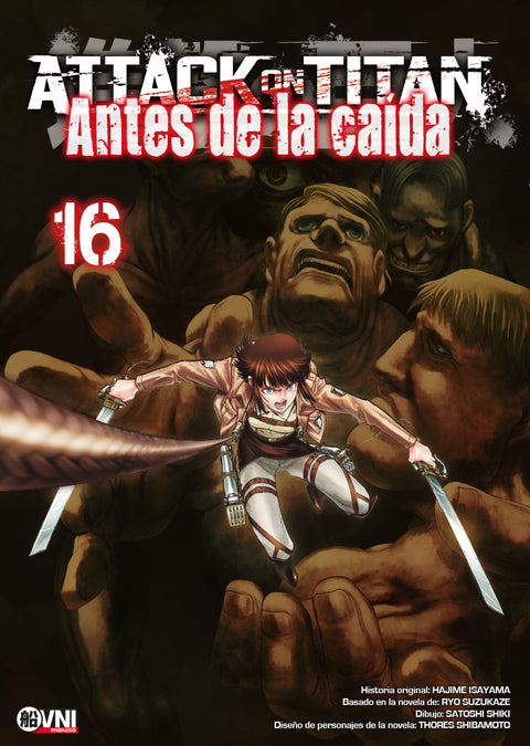 Manga - Attack on Titan: antes de la caida (vol. 1 al 17)