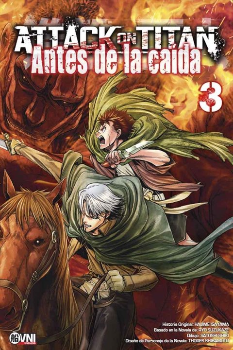 Manga - Attack on Titan: antes de la caida (vol. 1 al 17)