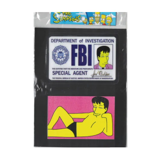 Credencial - Fox Mulder (ver. Los Simpsons)